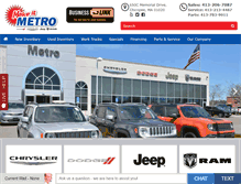 Tablet Screenshot of metrojeep.com